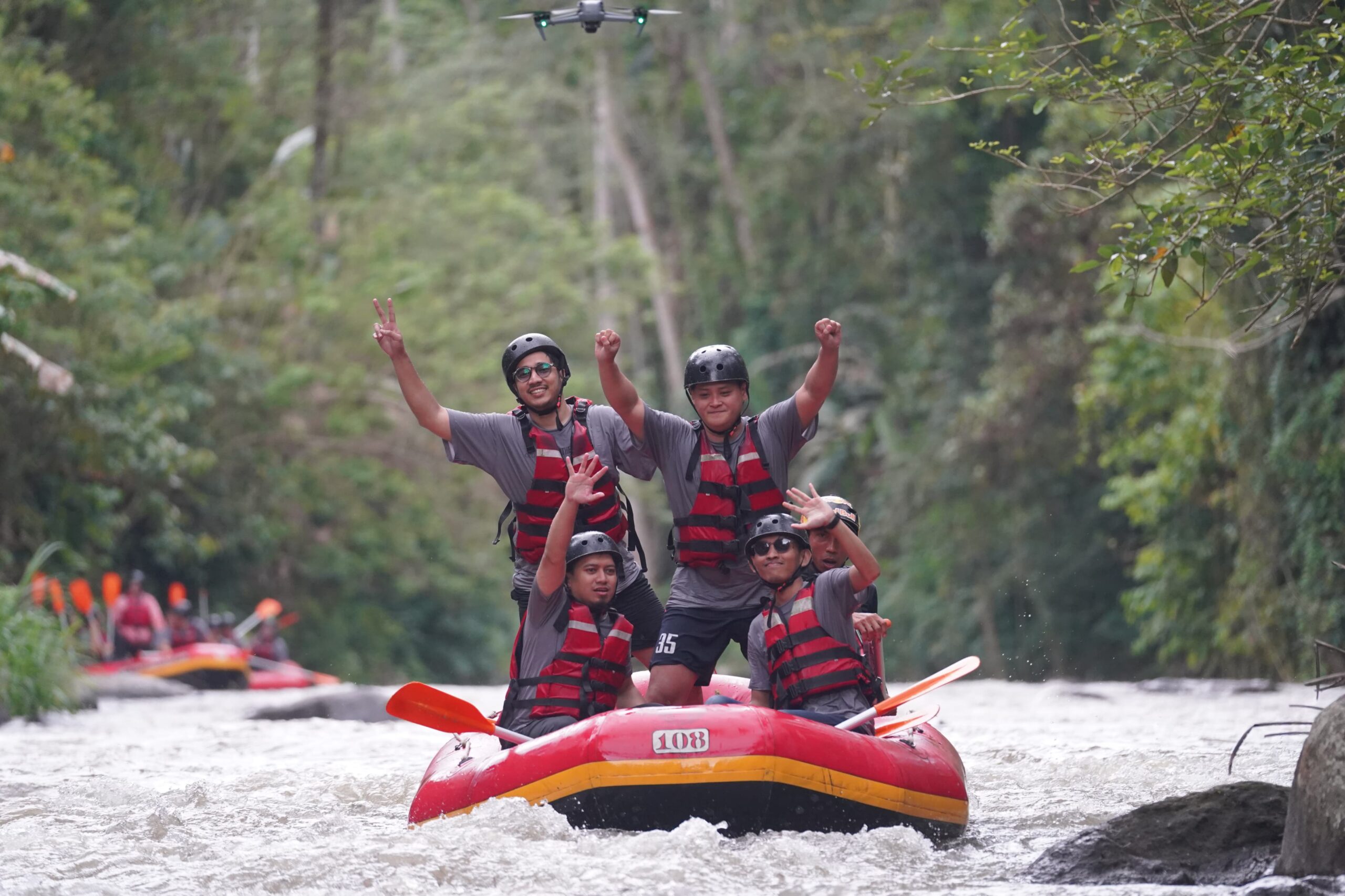 Mount Batur Trekking White Water Rafting